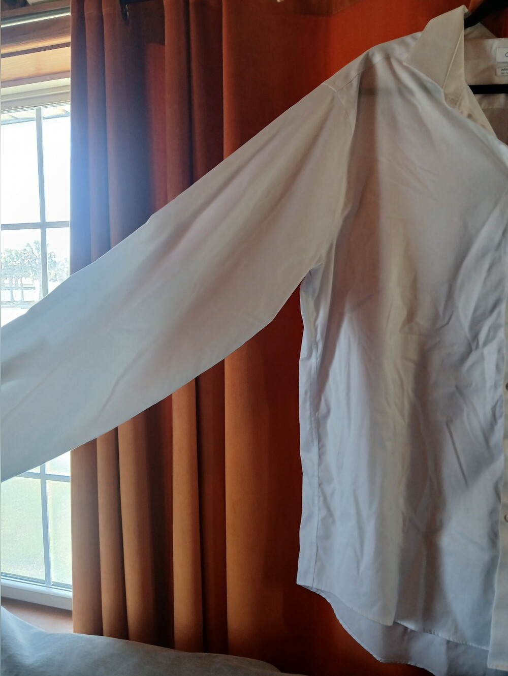Calvin Klein Men’s White Button-Down Dress Shirt - Picture 2 of 5